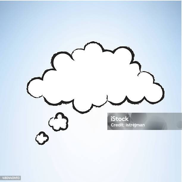 Vector Cartoon Thought Bubble Stock Illustration - Download Image Now - Humor, Abstract, Blank