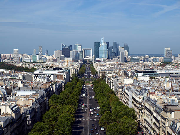 istock Paris City View Towards La Defense Financial District 480446239
