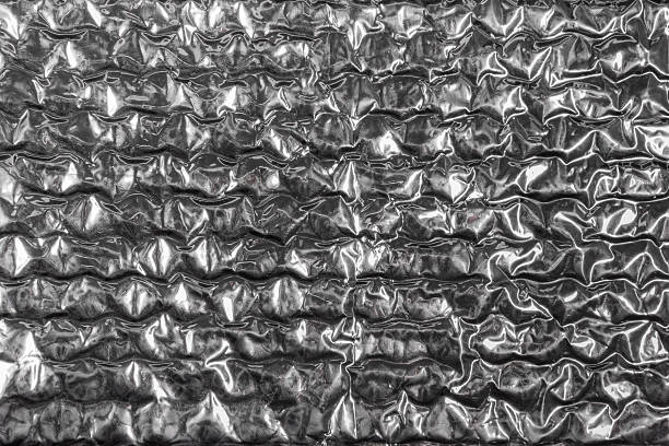 istock Closeup Car Sunshade Foil Background 480448991