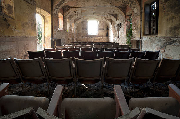 istock Old abandoned theater in mansion 480451907