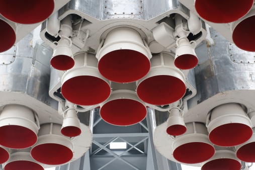 The legendary Russian spaceship Vostok. Recorded in main national exhibition centre in Moscow