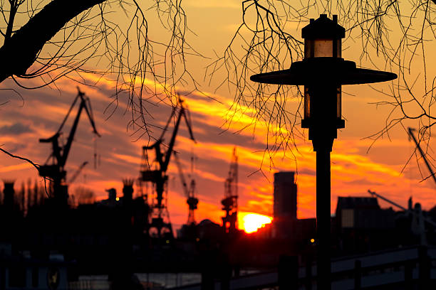 Container terminal, work, distribution warehouse, freight, ship freight, Hamburg-Waltershof, Germany