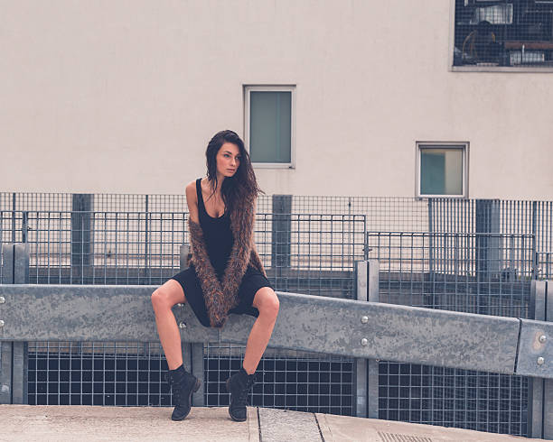 istock Beautiful girl posing in an urban context 480457198