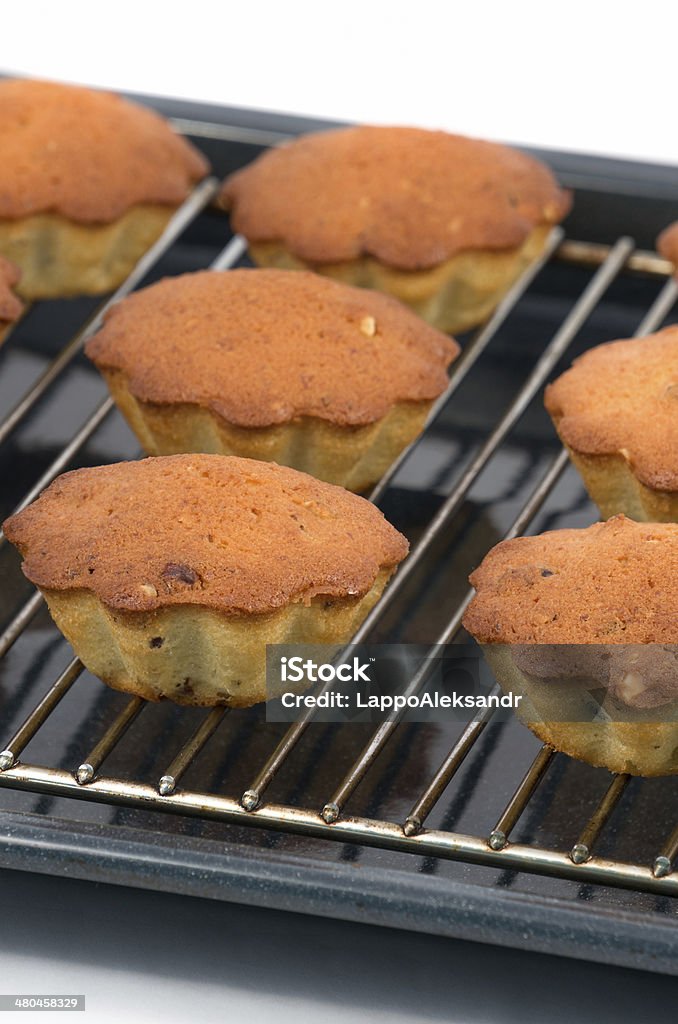 Cupcakes on a lattice Baking Stock Photo