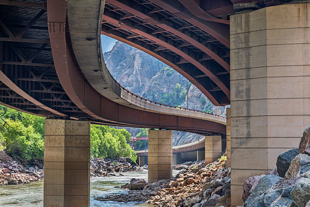 highway in Glenwood Canyon