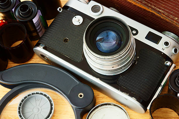 istock Film camera and accessories 480459173