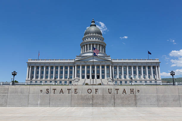 Utah State Capitol Building, Salt Lake City stock photo