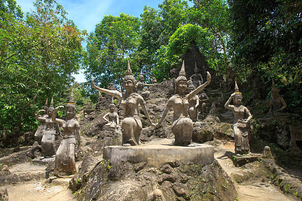 istock Tanim magic Buddha garden, Koh Samui island, Thailand 480469042