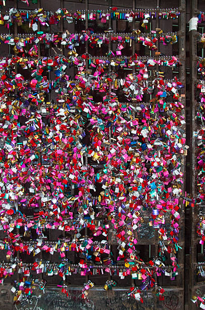 istock Lot of lovers padlocks 480469486