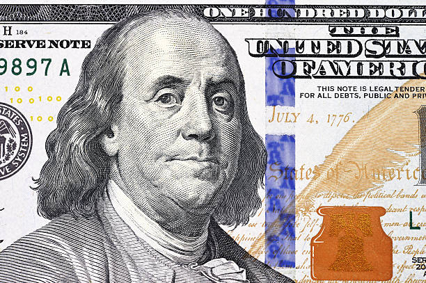 istock Macro shot of a new 100 dollar bill 480472824