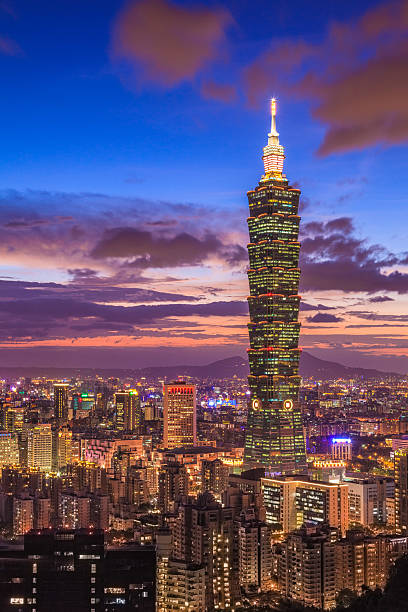 istock Taipei 101 at night, Taiwan 480473264