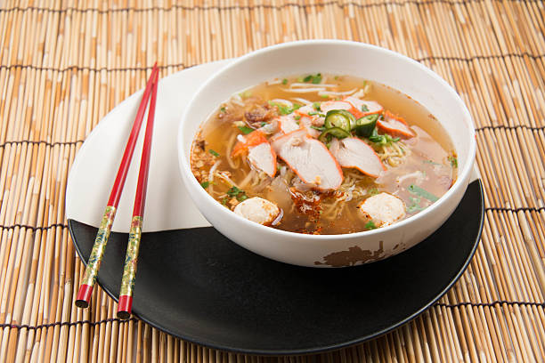 istock pork slice soup with noodles 480476828