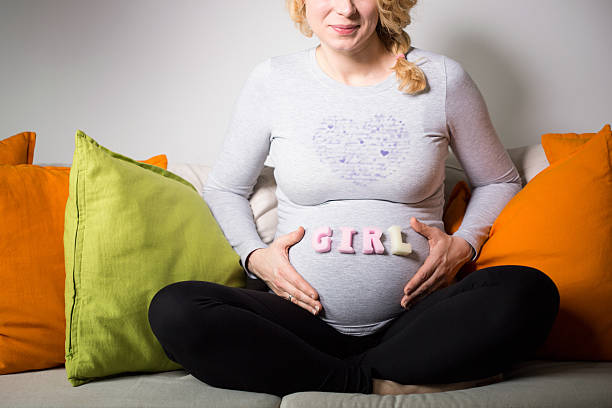 istock Happy woman expecting a girl 480480790