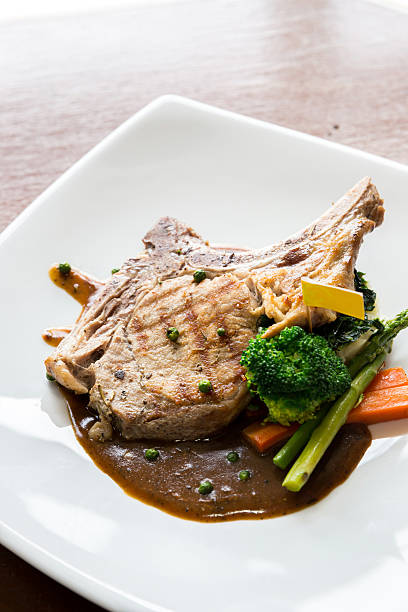 Course Chop When Cooking 1,400+ Marinated Pork Chops Stock Photos, Pictures & Royalty-Free ...