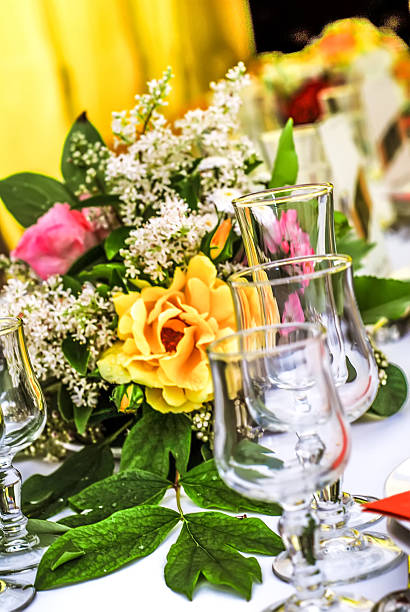 Flower Table Decoration stock photo