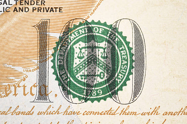 istock Macro shot of a new 100 dollar bill 480491984