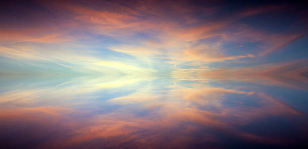 istock Reflection of colorful sunset 480498059