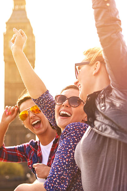 istock Three best friends in London 480499108