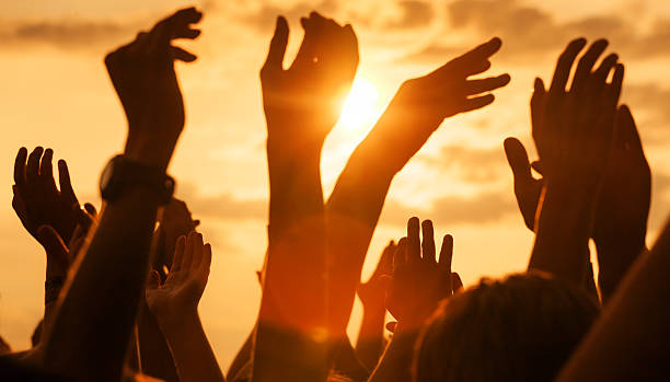 istock sunny open air rock festival 480500634