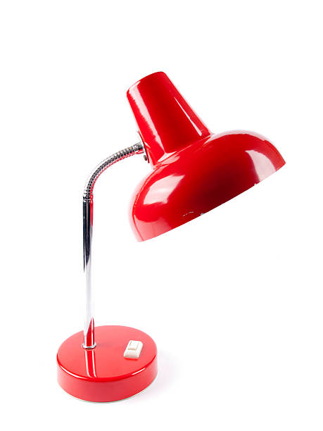 istock An old vintage red desk lamp 480502125