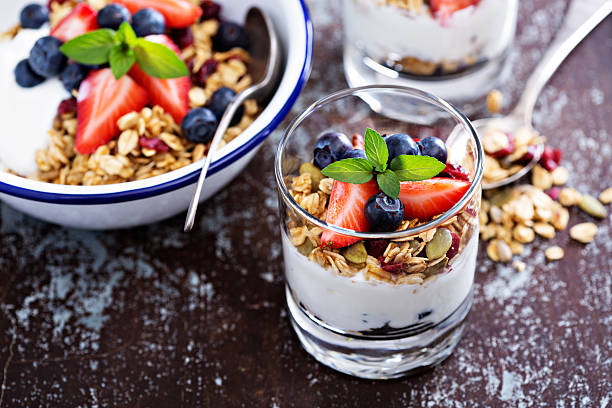 istock Breakfast parfait with homemade granola 480503692