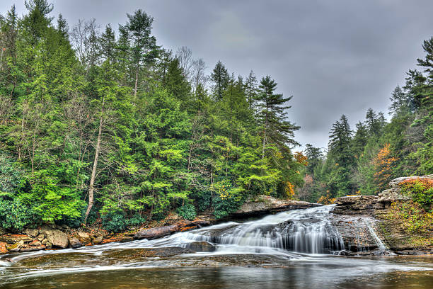 istock Tolliver Falls waterfall in Appalachian mountains in Autumn 480508024