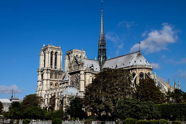 istock Notre Dame cathedral in Paris, France 480508565