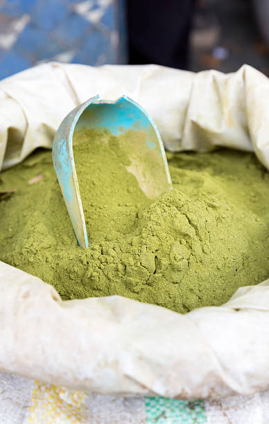 istock Henna powder on a market in Morocco 480509369
