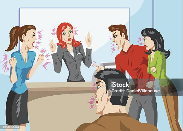 Angry Users Angry Customers Stock Illustration - Download Image Now - Anger ...