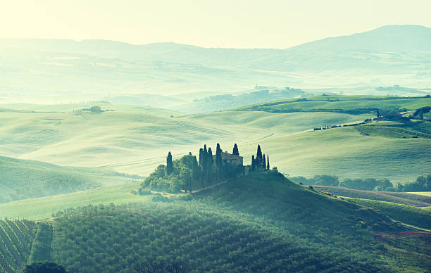 istock Early spring morning in Tuscany, Italy 480511028