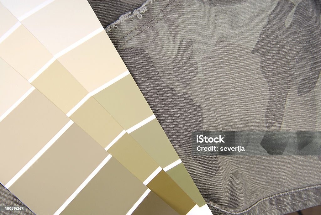 camouflage color chart for interior design Camouflage Stock Photo