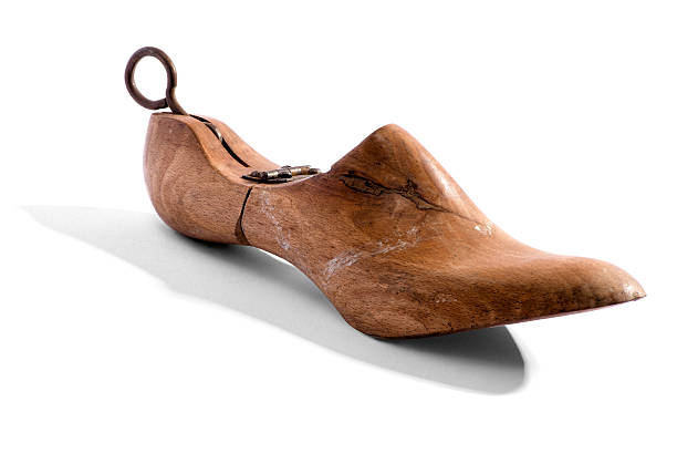 istock Antique wooden shoe horn 480515564