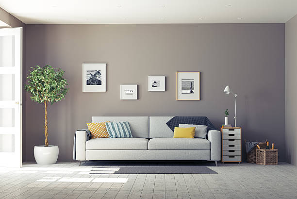 moderno interior - piso residencia fotos fotografías e imágenes de stock