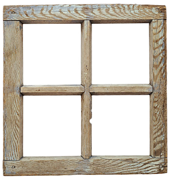 istock Very old grunged wooden window frame 480520205