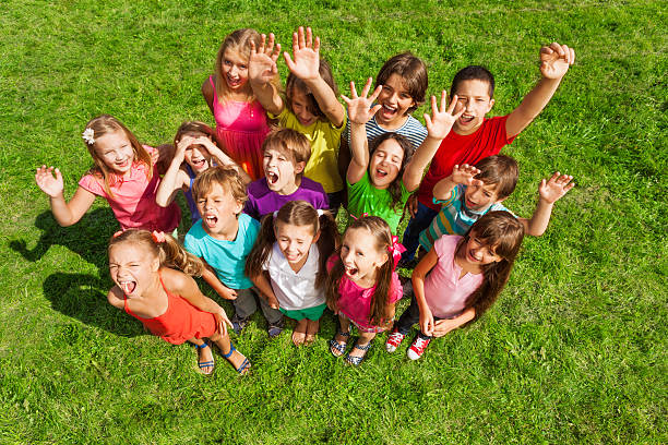 istock Super happy large group of kids 480529851