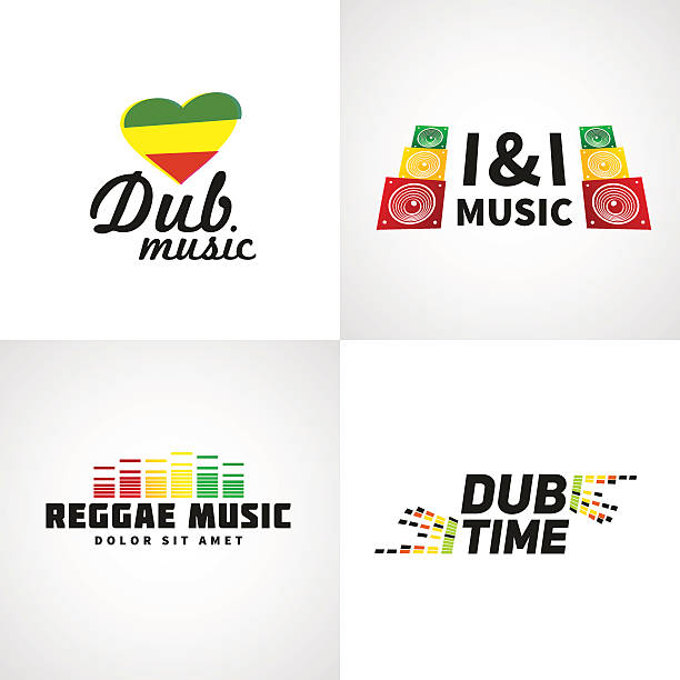 ilustraciones, imágenes clip art, dibujos animados e iconos de stock de conjunto de bandera de diseño de áfrica. plantilla de vector de música jamaica - undomesticated cat audio