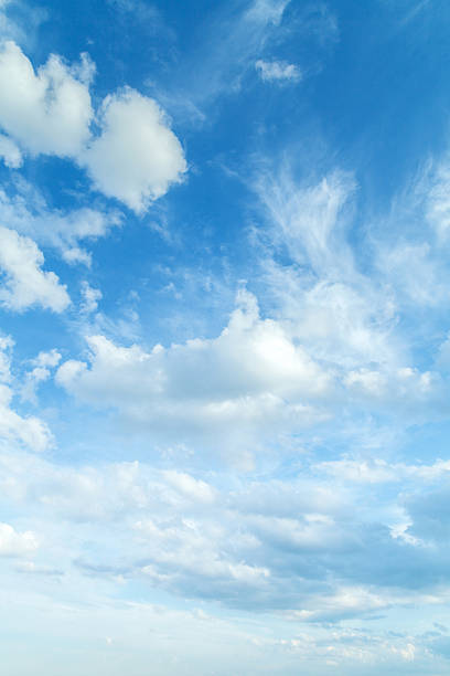 bella estate cielo - cloud cumulus cloud cloudscape sky foto e immagini stock