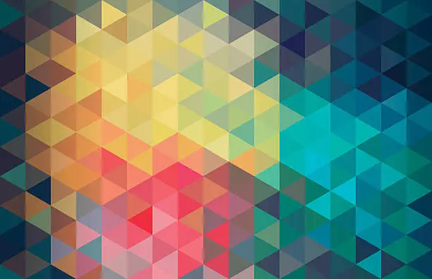 Vector illustration of Cube diamond abstract background