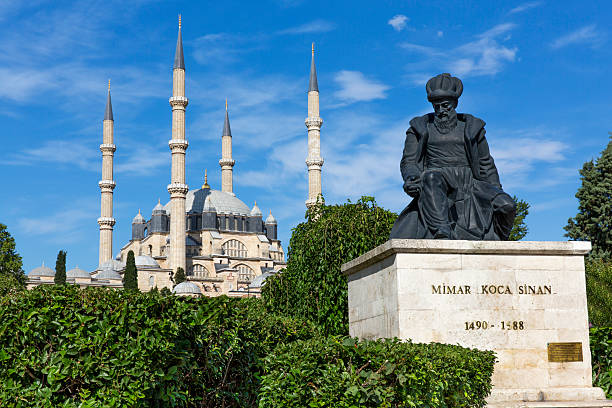 mezquita selimiye - architect sinan fotografías e imágenes de stock