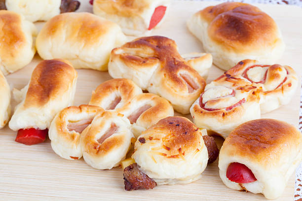 Indonesian Food Roti Unyil Small Bread