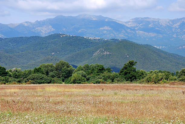 Landscape of Prunelli di Fiumorbu, Corsica, France
