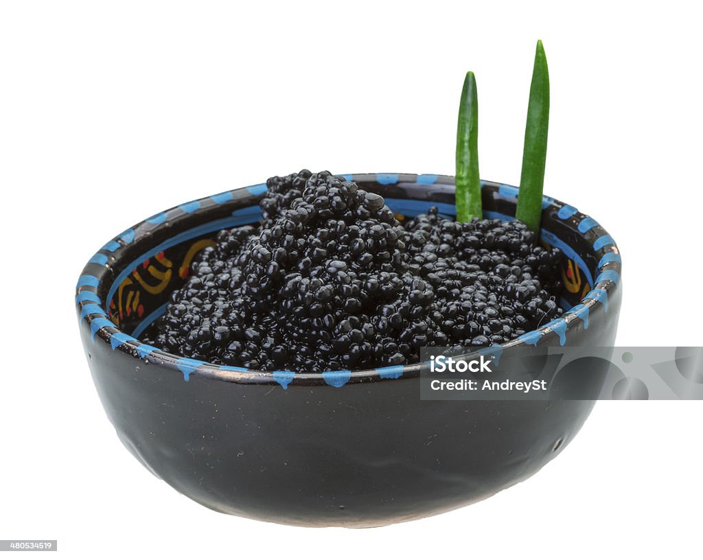 Black caviar Appetizer Stock Photo