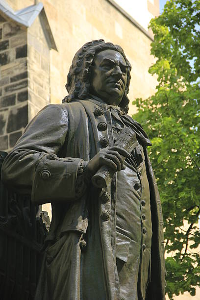 Monument for Johann Sebastian Bach in front of the \