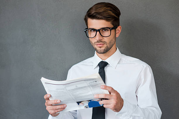istock Reading some business news. 480535646