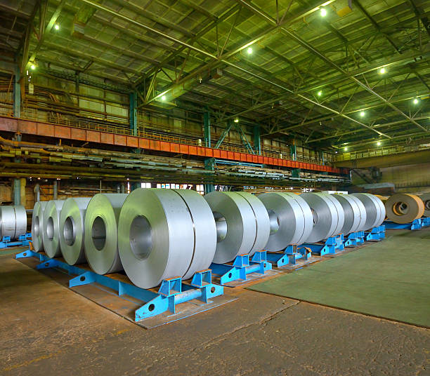 istock rolls of steel sheet 480536160