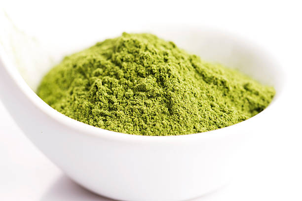 istock Young barley grass. Detox superfood. 480537416