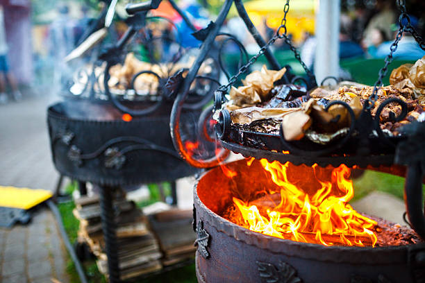 Farmers market stock photo