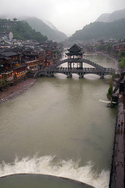 istock View of the Phoenix town ( Fenghuang ancient city ). 480546586