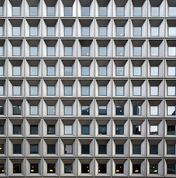 istock Architectural background with windows. New York skyscraper, America 480547340