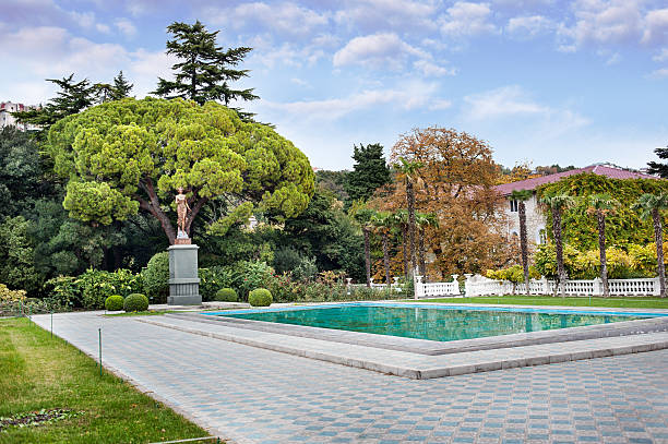 Botanical Gardens, Yalta stock photo